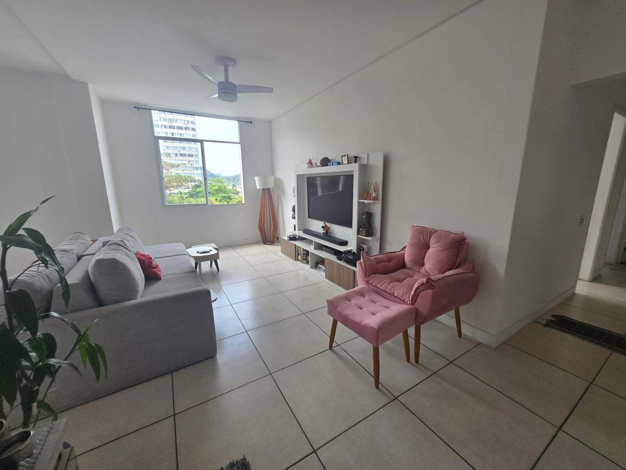 Espacoso Com Vista Mar Copacabana Apartamento