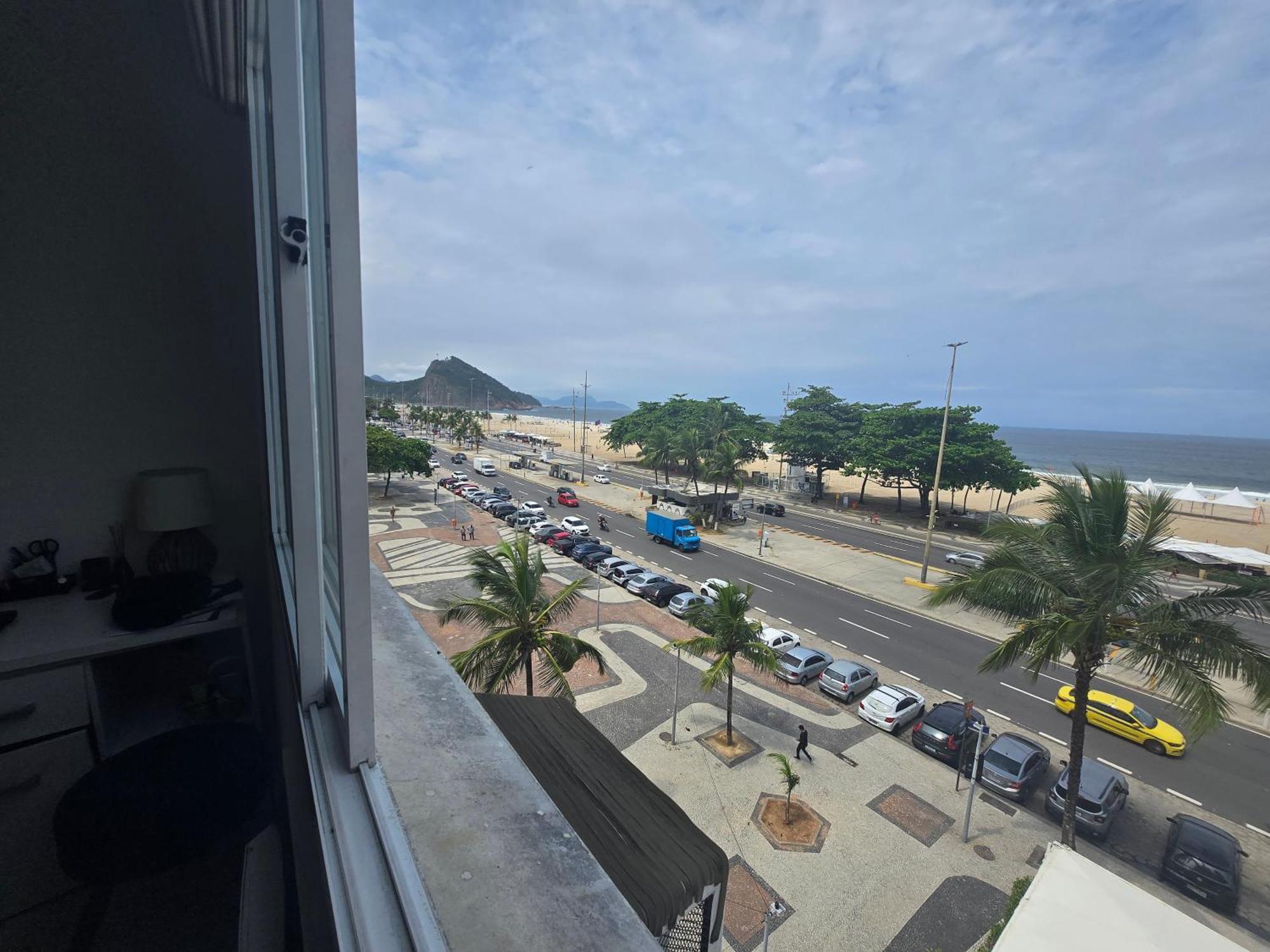 Apartamento Espacoso Com Vista Mar Copacabana *